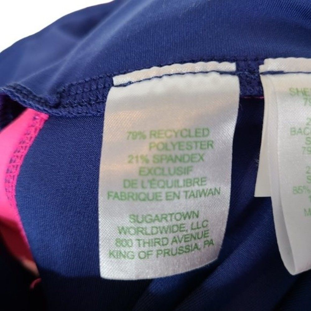 LILLY PULITZER Pants Womens XXS Blue Pink 24" Weekender High-Rise Midi Leggings - Picture 8 of 11